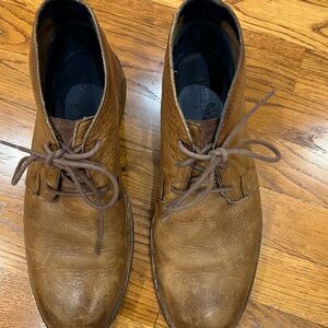 Cole Haan Tan Leather Chukka Boots